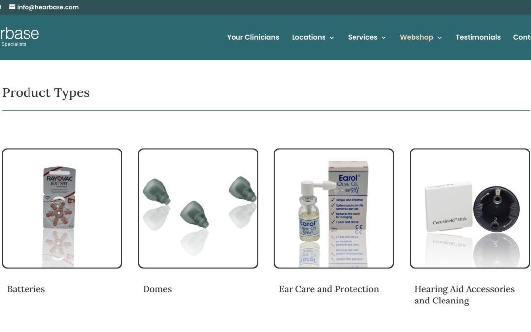 Order Your Hearing Aid Accessories From Our New Webshop