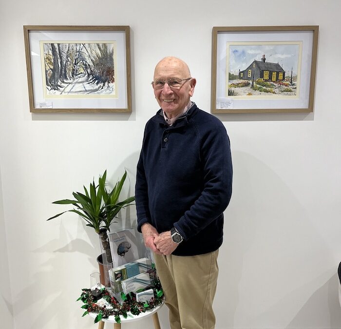 Artist Graham Changes His Paintings To A Winter Theme